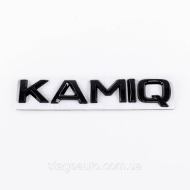 Шильдик эмблема на багажник KAMIQ для SKODA для Шкода черный