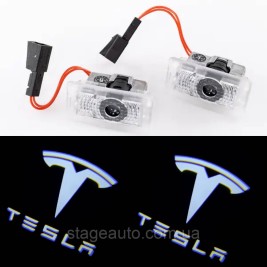 Проектор подсветка логотипа для дверей с логотипом TESLA ТЕСЛА model 3 S Y X