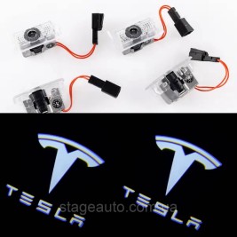 Проектор подсветка логотипа для дверей с логотипом TESLA ТЕСЛА model 3 S Y X