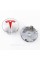 Колпачки заглушки на литые диски TESLA Тесла 60 мм Серебристые