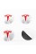 Наклейки на колпачки заглушки в диски TESLA Тесла 56 мм Серебристые 4 шт