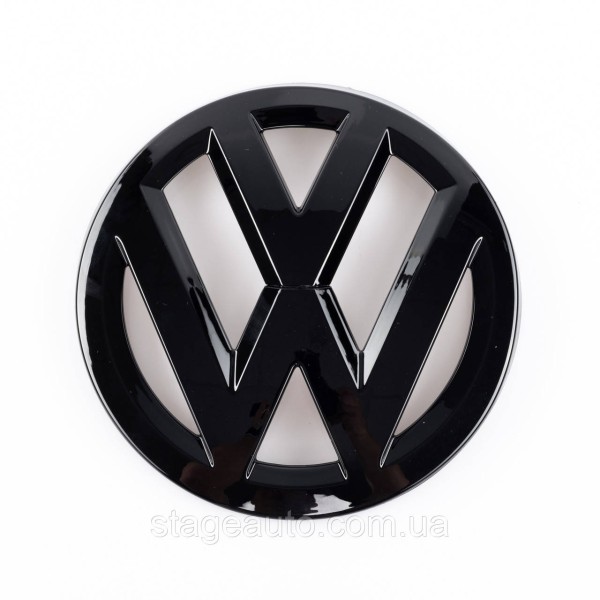 Передняя + задняя эмблема Volkswagen Фольцваген VW TOUAREG 2014 - 2018 Черная