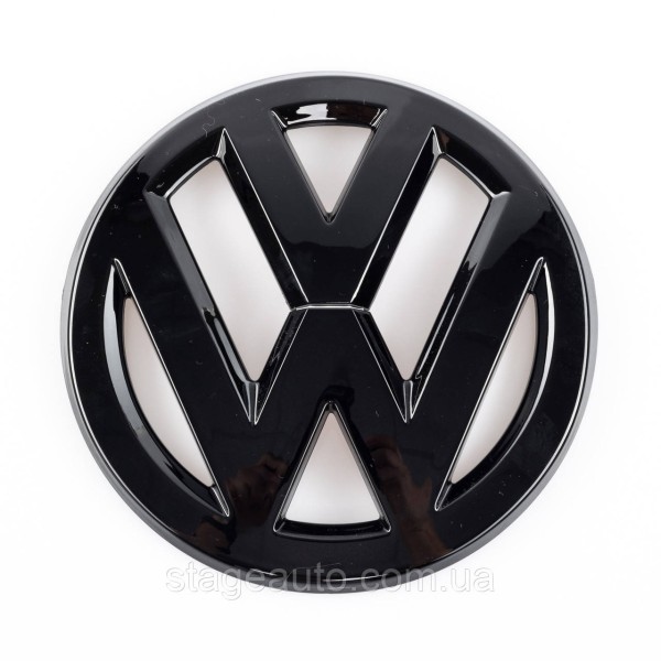Передняя + задняя эмблема Volkswagen Фольцваген VW TOUAREG 2014 - 2018 Черная