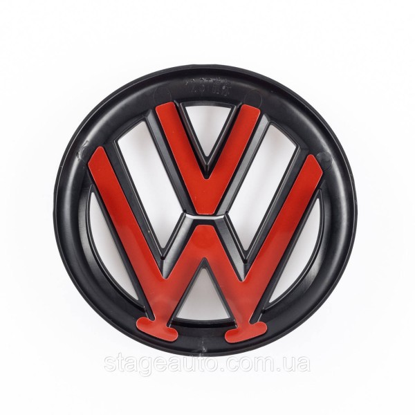 Передняя + задняя эмблема Volkswagen Фольцваген VW JETTA  2010 - 2014 Черная
