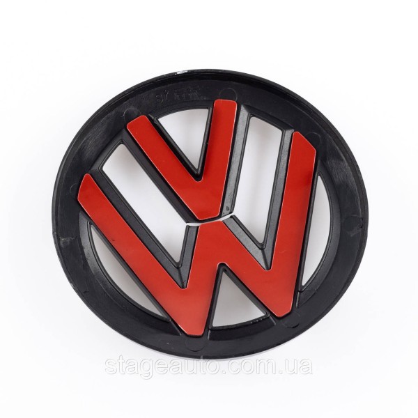 Передняя эмблема Volkswagen Фольцваген VW JETTA  2010 - 2014 Черная