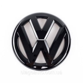 Задняя эмблема Volkswagen Фольцваген VW JETTA  2010 - 2014 Черная
