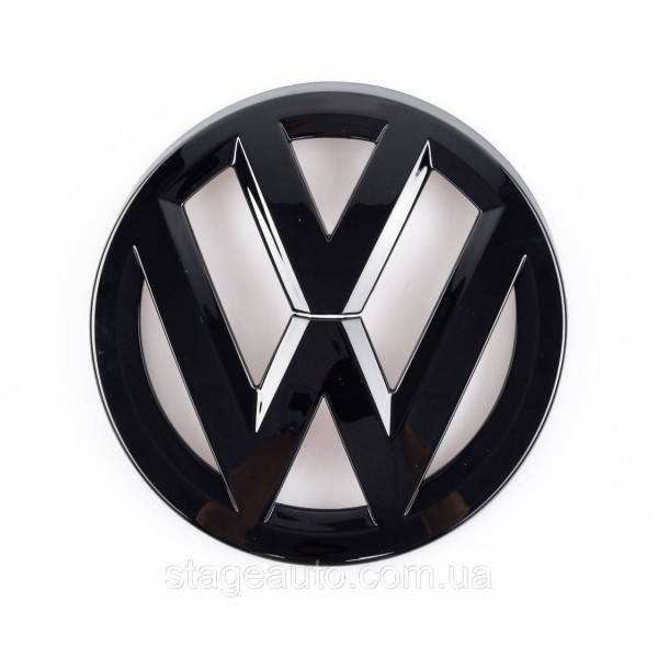 Передняя + задняя эмблема Volkswagen Фольцваген VW TOURAN 2010 - 2015 Черная