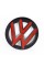 Передняя + задняя эмблема Volkswagen Фольцваген VW TOURAN 2010 - 2015 Черная