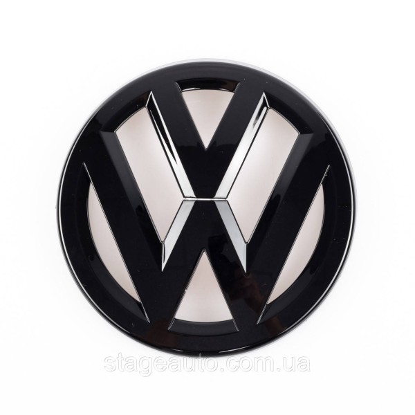 Передняя + задняя эмблема Volkswagen Фольцваген VW TOURAN 2010 - 2015 Черная