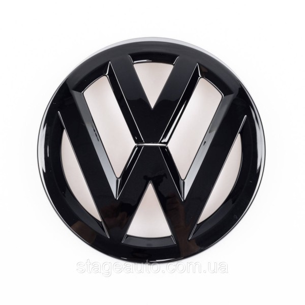 Передняя + задняя эмблема Volkswagen Фольцваген VW CC 2012 - 2016 Черная