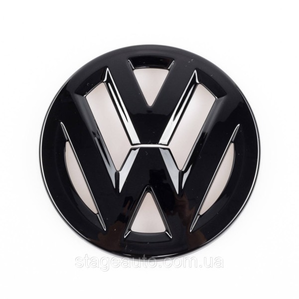 Передняя + задняя эмблема Volkswagen Фольцваген VW CC 2012 - 2016 Черная