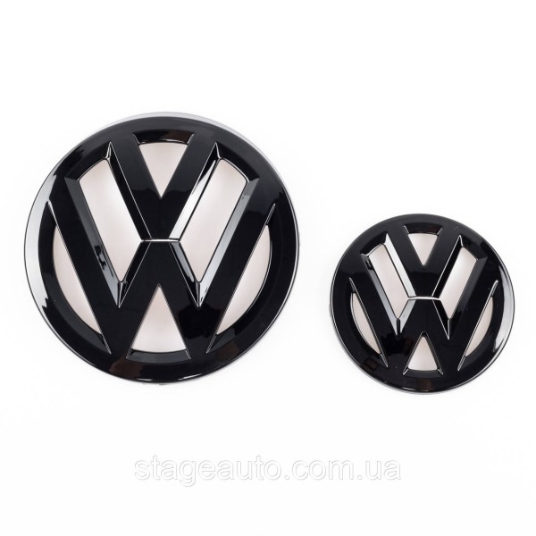 Задняя эмблема Volkswagen Фольцваген VW CC 2012 - 2016 Черная