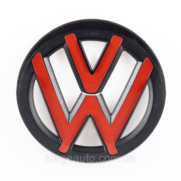Задняя эмблема Volkswagen Фольцваген VW CC 2012 - 2016 Черная