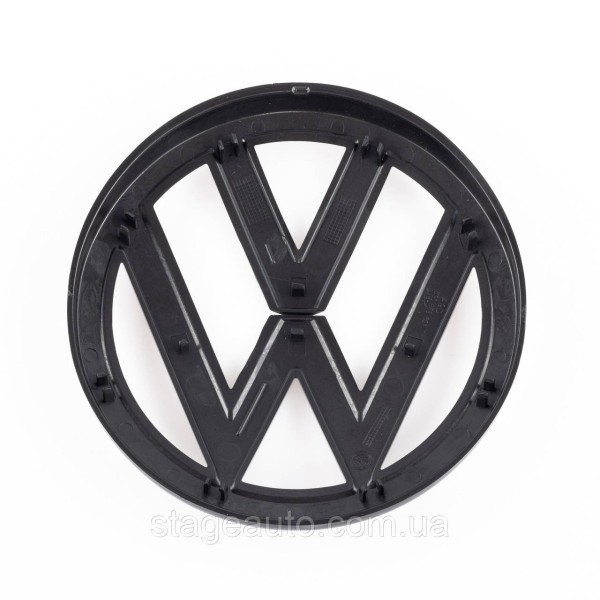 Передняя + задняя эмблема Volkswagen Фольцваген VW GOLF 7 2012 - 2017 Черная