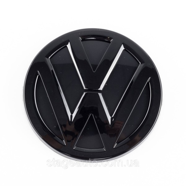 Передняя + задняя эмблема Volkswagen Фольцваген VW GOLF 7 2012 - 2017 Черная