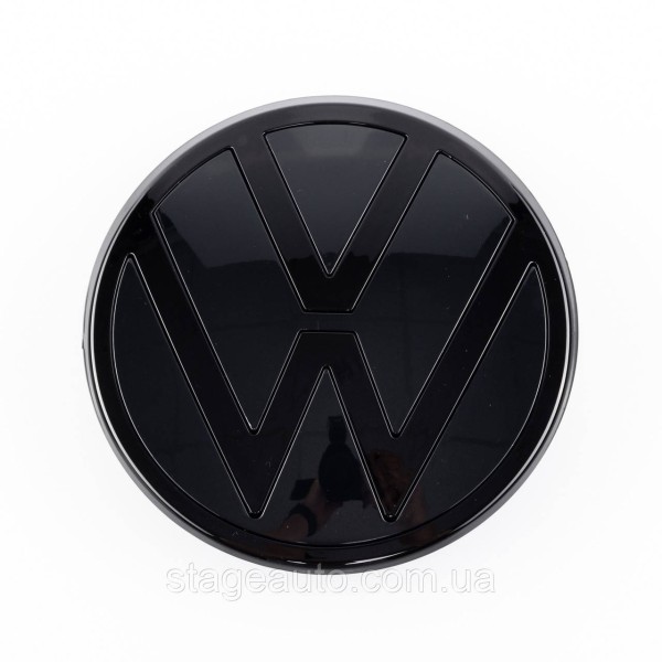 Передняя + задняя эмблема Volkswagen Фольцваген VW GOLF 8 2020 - 2024 Черная