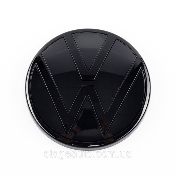 Передняя + задняя эмблема Volkswagen Фольцваген VW GOLF 8 2020 - 2024 Черная