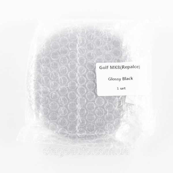 Передняя + задняя эмблема Volkswagen Фольцваген VW GOLF 8 2020 - 2024 Черная