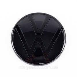 Задняя эмблема Volkswagen Фольцваген VW GOLF 8 2020 - 2024 Черная