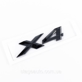 Шильдик надпись багажника BMW БМВ X4 Черный для F26, G02