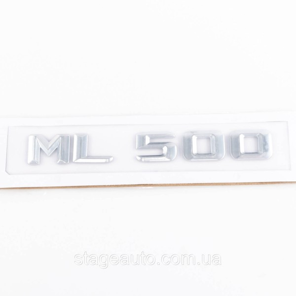 Шильдик надпись багажника ML500 Mercedes-Benz Мерседес МЛ500 Хром