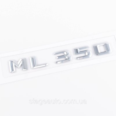 Шильдик надпись багажника ML350 Mercedes-Benz Мерседес МЛ350 Хром
