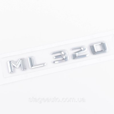 Шильдик надпись багажника ML320 Mercedes-Benz Мерседес МЛ320 Хром