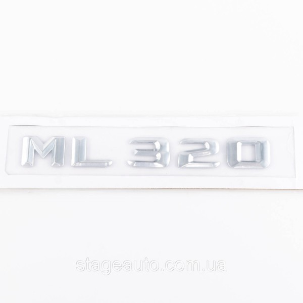 Шильдик надпись багажника ML320 Mercedes-Benz Мерседес МЛ320 Хром
