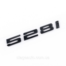 Шильдик надпись багажника BMW БМВ 528i Черный для E39, E60, F10, G30