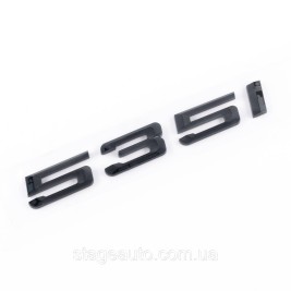Шильдик надпись багажника BMW БМВ 535i Черный для E39, E60, F10, G30