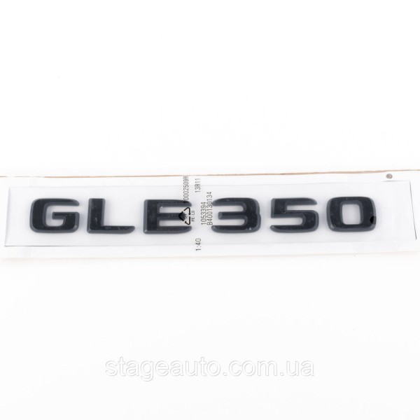 Шильдик надпись багажника GLE350 Mercedes-Benz Мерседес ГЛЕ350 Черный