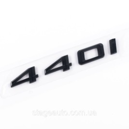 Шильдик надпись багажника BMW БМВ 440i Черный для F32, F33, G22, G23