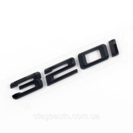 Шильдик надпись багажника BMW БМВ 320i Черный для E46, E90, F30, G20