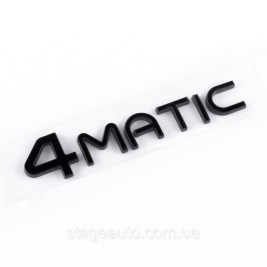 Шильдик надпись багажника 4matic Mercedes-Benz EQ Мерседес 4матик Черный