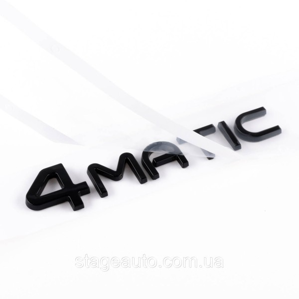 Шильдик надпись багажника 4matic Mercedes-Benz EQ Мерседес 4матик Черный