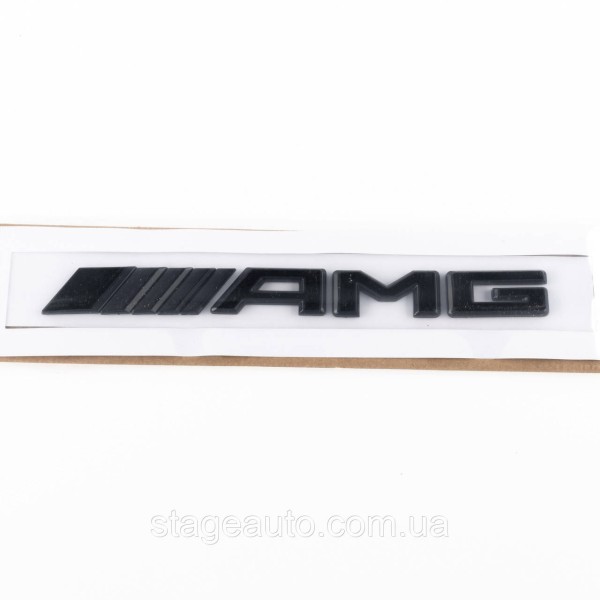 Шильдик надпись багажника AMG Mercedes-Benz NEW Мерседес АМГ Черный