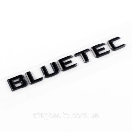 Шильдик надпись багажника BLUETEC Mercedes-Benz Мерседес БЛЮТЕК Черный