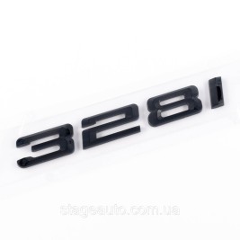 Шильдик надпись багажника BMW БМВ 328i Черный для E46, E90, F30, G20