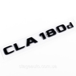 Шильдик надпись багажника CLA180d Mercedes-Benz Мерседес ЦЛА180Д Черный
