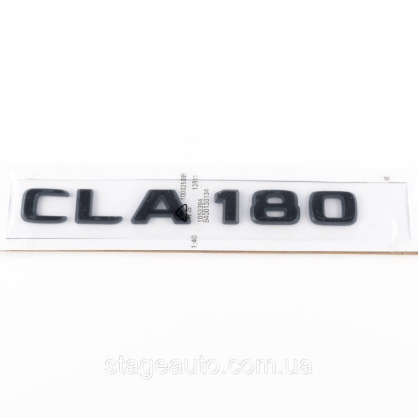 Шильдик надпись багажника CLA180 Mercedes-Benz Мерседес ЦЛА180 Черный