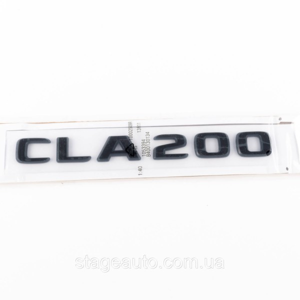 Шильдик надпись багажника CLA200 Mercedes-Benz Мерседес ЦЛА200 Черный