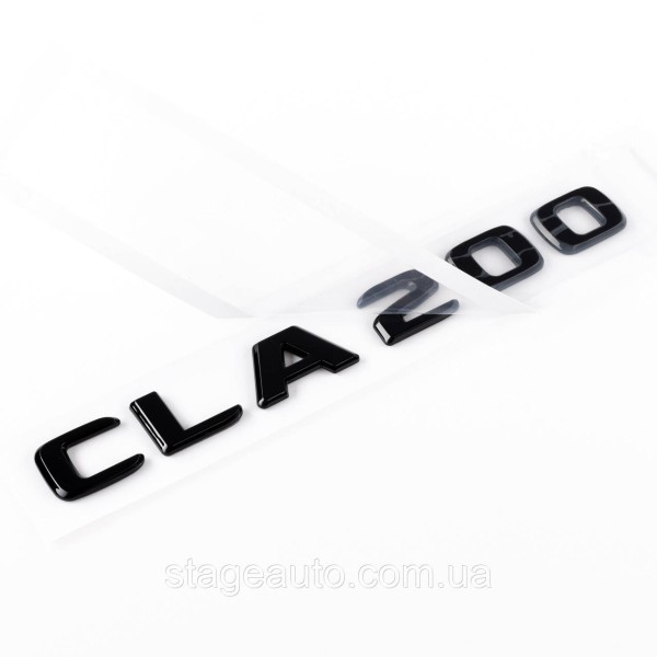 Шильдик надпись багажника CLA200 Mercedes-Benz Мерседес ЦЛА200 Черный