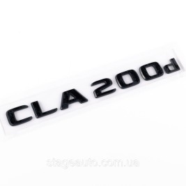Шильдик надпись багажника CLA200d Mercedes-Benz Мерседес ЦЛА200Д Черный