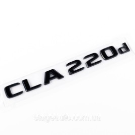 Шильдик надпись багажника CLA220d Mercedes-Benz Мерседес ЦЛА220Д Черный