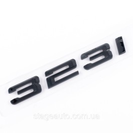 Шильдик надпись багажника BMW БМВ 323i Черный для E46, E90, F30, G20