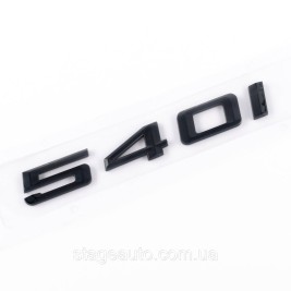 Шильдик надпись багажника BMW БМВ 540i Черный для E39, E60, F10, G30