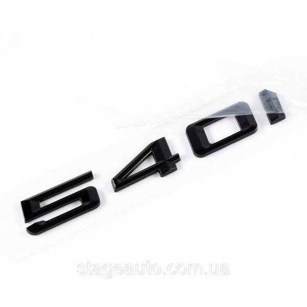 Шильдик надпись багажника BMW БМВ 540i Черный для E39, E60, F10, G30