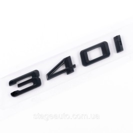 Шильдик надпись багажника BMW БМВ 340i Черный для E46, E90, F30, G20