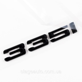 Шильдик надпись багажника BMW БМВ 335i Черный для E46, E90, F30, G20