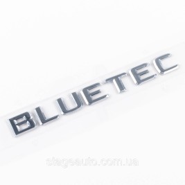 Шильдик надпись багажника BLUETEC Mercedes-Benz Мерседес БЛЮТЕК Хромированый